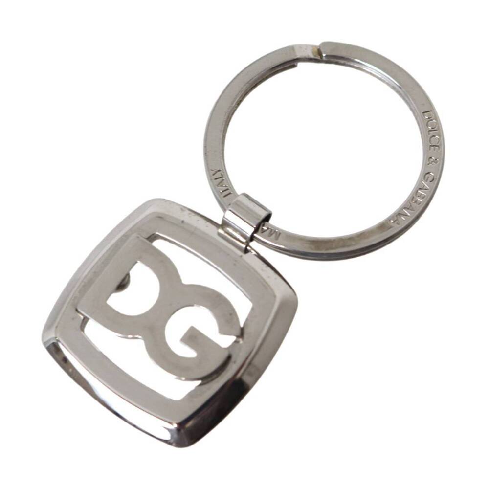 DOLCE & GABBANA key ring, silver, 75 x 35 mm (motif: 31 mm, ring diameter: mm)